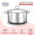 thumbnail image 5 of Alpine Cuisine 6.3-Quart Stainless Steel Dutch Oven with Lid & Easy Cool Handle, Food Grade Stainless Steel Heavy Duty, Commercial Grade Healthy Cookware kitchen Dutch oven, Dishwasher Safe, 5 of 8