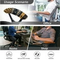 thumbnail image 7 of FKELYI American Tribal Horse Leopard Print Office Chair Covers Set 4 Piece Removable Computer Chair Slipcovers with Arm Rest Covers for Swivel Chair Armchair Home Decor, 7 of 7