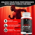 thumbnail image 2 of Beast Force for Men Capsules – BeastForce Vitamin Complex Pills, Energy, 60 Capsules, 2 of 6
