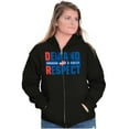 thumbnail image 4 of DR Dominican Republic Demand Respect Unisex Fleece Graphic Zip Up Hoodie Brisco Brands 3X, 4 of 5