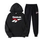 thumbnail image 4 of Conjunto de ropa deportiva para hombre y mujer, sudadera con capucha y pantalones con cordón, ropa deportiva de otoño, 2 piezas, 4 of 4