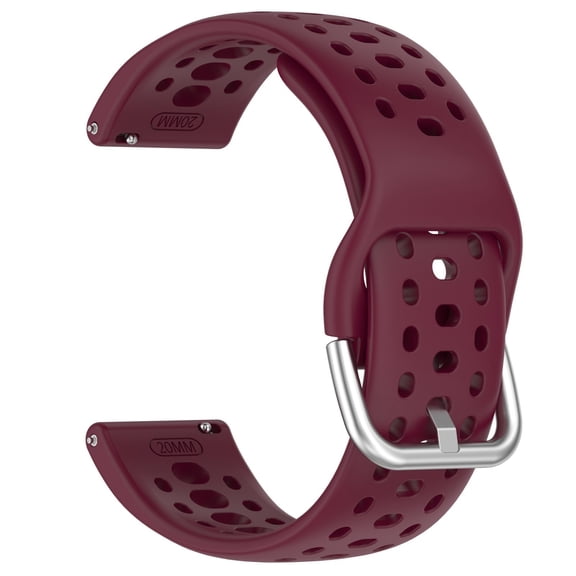 Silicone Watch Band Breathable Sport Watch Replacement Strap with Metal Connector Quick-Release Adjustable Watch Bracelet for Sports, Daily Outfits, Casual Activities & Watch Replacement Use
