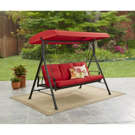 swing canopy mainstays porch park bed person outdoor belden patio seat furniture walmart hammock garden better homes sullivan pointe gardens