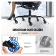 thumbnail image 4 of Office Chair Base Replacement 28 Inch - Heavy Duty Universal Chair Base with Casters & Gas Cylinder - 2500lbs Capacity - Black, 4 of 7