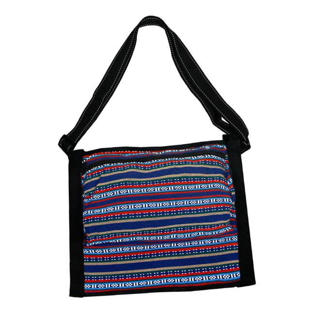 Bolsa Portátil shamjiam para Esterilla de Yoga con Cremallera Bandolera para El Hombro Azul