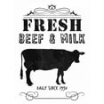 thumbnail image 2 of Lewis, Sheldon 25x32 Black Ornate Wood Framed with Double Matting Museum Art Print Titled - Fresh Beef And Milk, 2 of 4