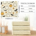 thumbnail image 6 of Yayeee 6 Pack Kitchen Dish Cloths for Washing Dishes Soft Absorbent Microfiber Towels, Halloween Cute Ghosts, 6 of 9