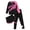 Pink, variant on Haitryli Kids Girls Boys 3Pcs Swimsuit Long Sleeve Rash Guard Shirt with Shorts Pants Diving Surfing Suit Blue 8-10