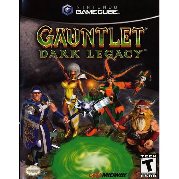Restored Gauntlet: Dark Legacy (Nintendo GameCube, 2002) RPG Game (Refurbished)