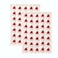 thumbnail image 2 of PYURTEP Christmas Hand Towels, 2 Pcs Soft Absorbent Holiday Kitchen Towels, Decorative Hand Towel for Christmas Bathroom Kitchen, 23.6 x 15.8 inch, 2 of 7