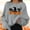 Grey, variant on Women Oversized Halloween Hoodies Pullovers Graphic Print Round Neck Long Sleeve Sweatshirt Beige Hoodies for Women