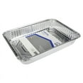 thumbnail image 2 of Home Plus 6391833 Durable Foil Cake Pan, Silver - 2 per Case, Pack of 12, 2 of 3