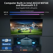 Kinupte Mini Gaming PC, Intel i9-12900F, 64GB RAM, 1TB PCIe SSD, GeForce RTX 3060, Windows 11 Pro