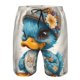 thumbnail image 3 of Fotbe Cute Sunflower Blue Duck Trajes de Baño Estampados para Hombre, Shorts de Verano de Secado Rápido, Ropa de Playa, Bañadores-XX-Large, 3 of 6