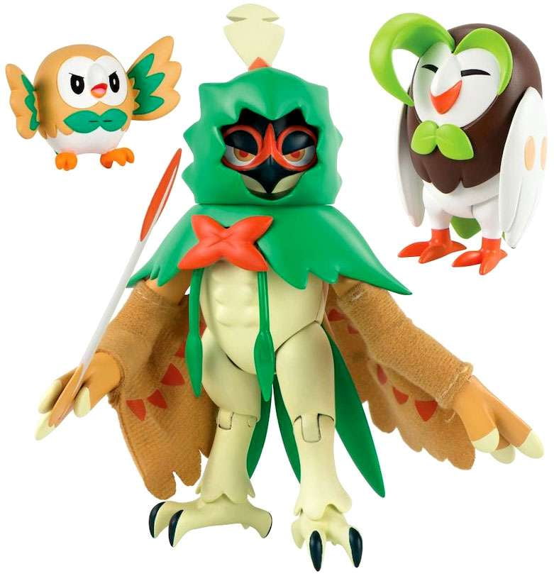 ジュナイパー　フィギュア　DECIDUEYE EVOLUTIONSET　TOMY TOMY Action Figures, Pokemon Decidueye Evolution Peru | Ubuy