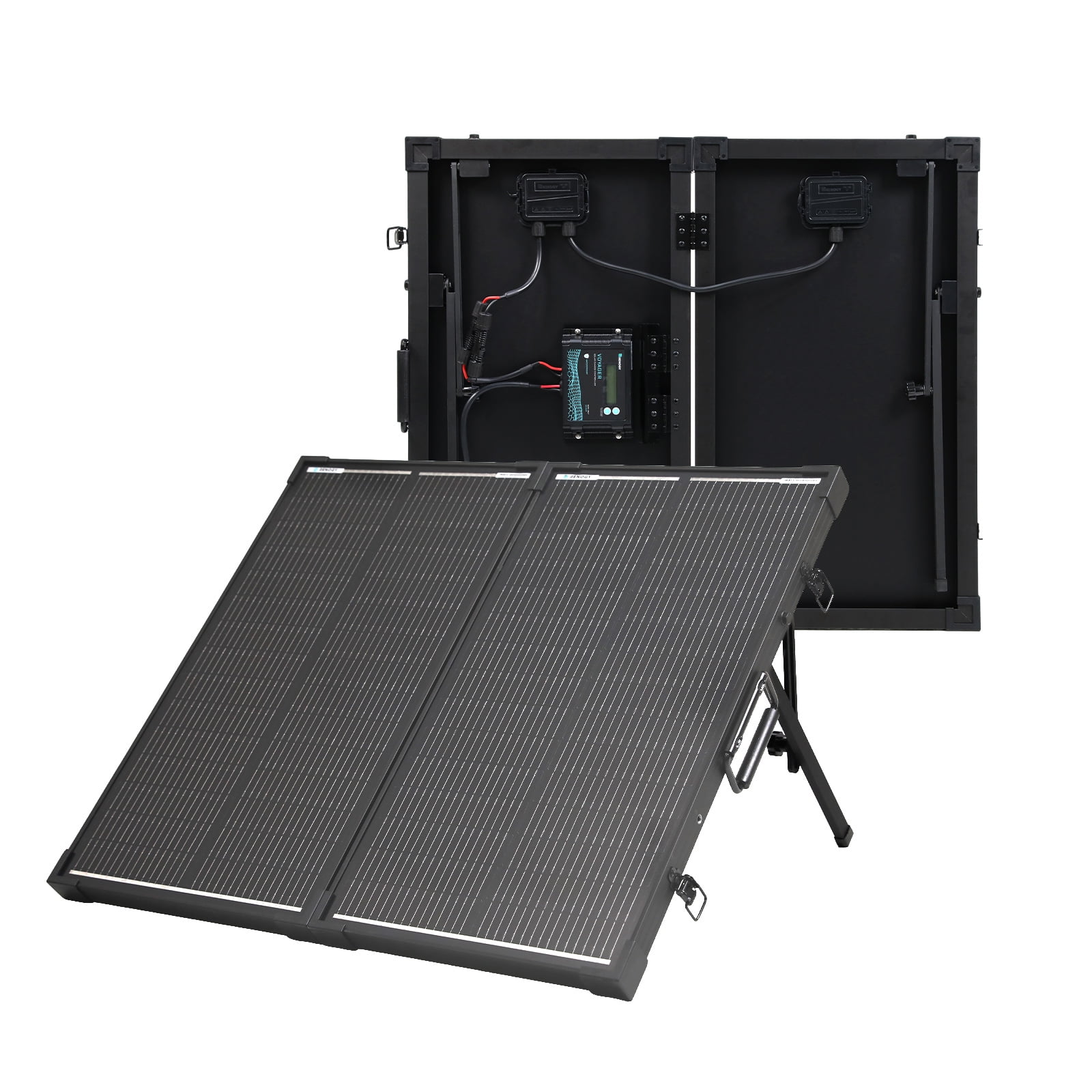 Renogy 100 Watt 12 Volt Solar Panel Kit, Foldable Solar Charger with Ajustable Kickstand, Waterproof 20A Charger Controller, Perfect for RV, Off Grid System
