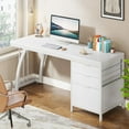 thumbnail image 3 of Tribesigns Computer Desk with 3 Drawers, 59-Inch PC Desk with Reversible Drawers, 3 of 5