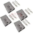 thumbnail image 1 of Conector de batería de 120 A Conectores de fuente de alimentación modulares para desconexión rápida de batería de conexión rápida (gris)…, 1 of 5