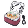 thumbnail image 3 of Electric Lunch Box Portable USB Constant Heating Insulation Food Heater Bag Heated Lunch Box Bag Travel Camping, 3 of 7