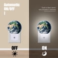 thumbnail image 4 of Night Light Plug into Wall,Dusk to Dawn Sensor Auto-On/Off for Bathroom, Hallway,Kids Room-Picture Of The Earth With Clouds, 4 of 4