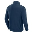 thumbnail image 3 of Men's J. Palmer Navy Denver Broncos Franchise Quarter-Zip Sweater, 3 of 5