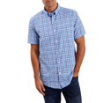 thumbnail image 1 of Maine - Camisa A Cuadros Pastores de Manga Corta para Hombre (Azul), 1 of 3