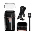 thumbnail image 1 of Afeitadora eléctrica RED Pro de lámina de titanio con o sin cable para hombre, potente afeitadora recargable por USB-C, hasta 170 minutos de autonomía, silenciosa, duradera y portátil (negro mate), 1 of 5