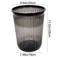 thumbnail image 6 of Multi-Use Trash Can, All-Room Small Wastebasket for Kitchen Bedroom Living Room Bathroom | Portable Household Indoor Bin Black, 6 of 6