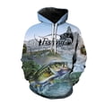 thumbnail image 3 of Nueva sudadera con capucha con estampado 3D de pesca salvaje para hombres, sudadera para entusiastas de la caza de peces, sudaderas de talla grande para hombres y mujeres, 3 of 5