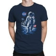 thumbnail image 2 of Officially Licensed NASA Astronaut Lunar Walk Design Men's T-shirt, 2 of 3