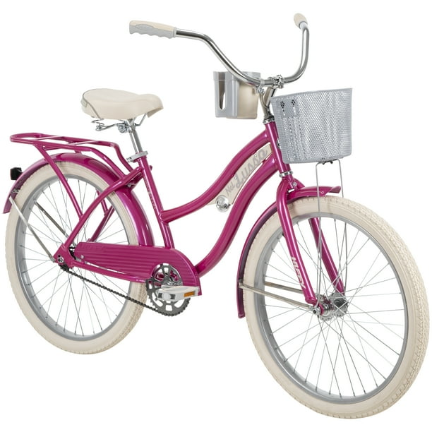 Huffy 24" Nel Lusso Girls' Cruiser Bike, Pink