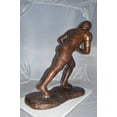 thumbnail image 6 of Nifao Football player Bronze Statue – Home Decor Sculpture, 30"L x 12"W x 36"H, 6 of 10