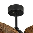 thumbnail image 5 of Uforic 42 Inch Tropical Palm Leaf Ceiling Fan with Lights and Remote/APP Control, Quiet DC Motor, 6-Speed, Dimmable, Adjustable Height, Reversible 5 Blades - Walnut, 5 of 9