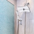 High Pressure Handheld Shower Head & 10" Rainfall Shower Head Combo w