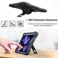 thumbnail image 5 of ProCase for iPad Pro 11 Inch Case 2022 2021 2020 2018, Rugged Heavy Duty Shockproof Cover with Hand Strap Shoulder Strap for iPad Pro 11" 4th 3rd 2nd 1st Generation -Black, 5 of 8