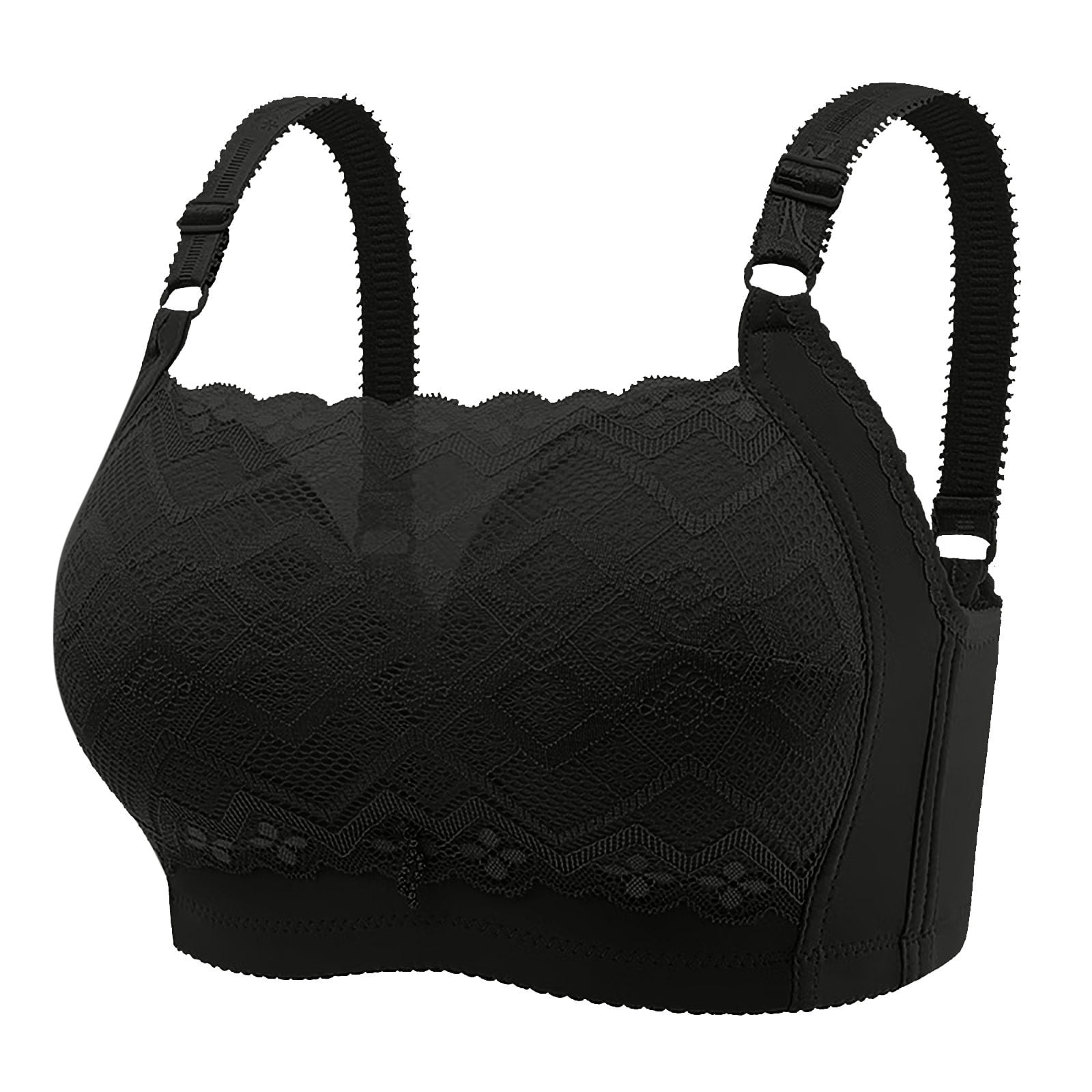 Cottonique, Intimates & Sleepwear, Cottonique Latex Free Organic Cotton  Racerback Pullover Bra Black W229