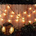 thumbnail image 2 of DAQI Guirnalda de Luces para Exterior, 30M ST38 LED Vintage Luces Decorativas, 50+2 Bombillas, Impermeable IP44, Serie de Luces Decorativas LED para Decoraciones Navide&ntilde;as Patio Jard&ia, 2 of 8