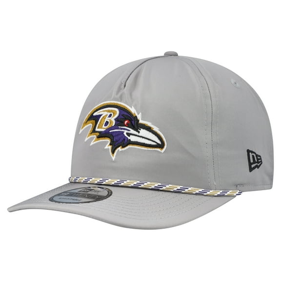 Men's New Era Gray Baltimore Ravens Rope 19TWENTY Hat