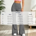 thumbnail image 3 of XRoczxe Women's High Waisted Flare Leggings, Soft Stretchy Yoga Pants with Wide Waistband, Casual Bootcut Workout Trousers for Gym Dance & Daily Wear, 3 of 8