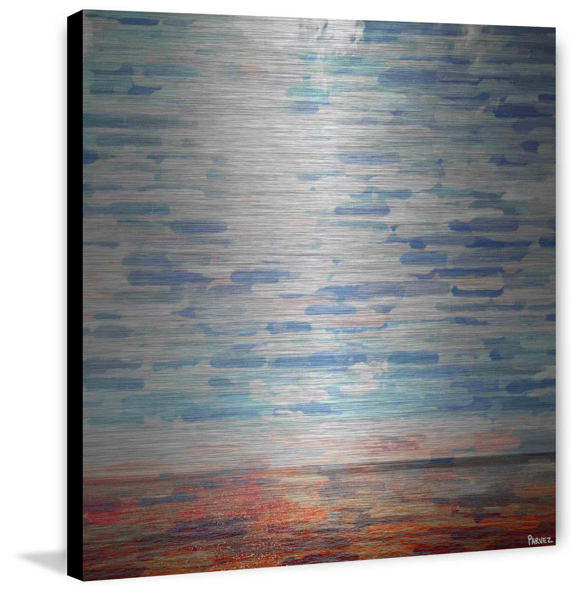 Parvez Taj Forgotten Art Print on Brushed Aluminum