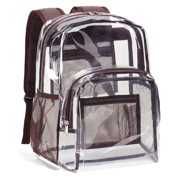 Mochila Vorspack de PVC transparente transparente para café pesado