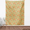 thumbnail image 3 of Acorn Fabric by the Yard, Doodle Woodland Animals of Wild Nature Composition Colorful Leaves Birds Berries, Decorative Upholstery Fabric for Sofas Home Accents, 10 Yards, Multicolor by Ambesonne, 3 of 4
