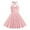 Z2-RD2, variant on Fshinging 2025 Summer Girls Casual Dresses Solid Color Bowknot Sleeveless Pleated A-Line Halter Lace Up Backelss Party Dress