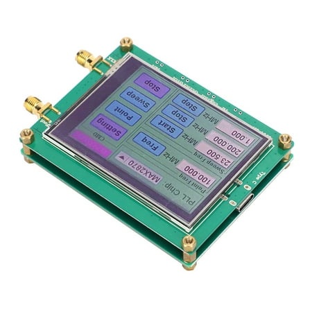 

Mgaxyff RF Signal Generator RF Signal Source Module RF Signal Source Generator Module High Stability Low Noise Frequency MAX2870 23.5‑6000M