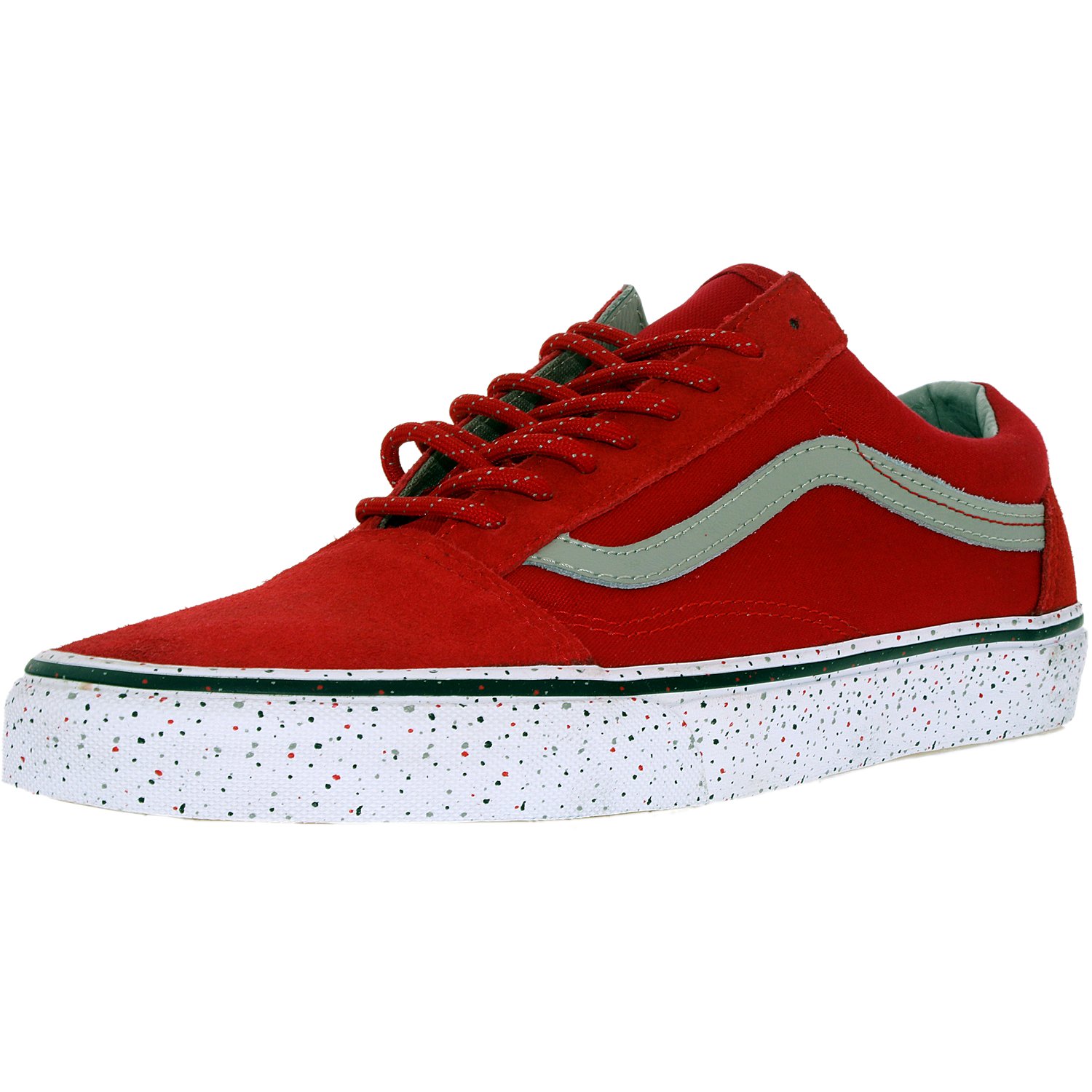 vans old skool red high