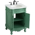 thumbnail image 2 of Elegant Kitchen and Bath 24 inch Single Bathroom vanity in light antique beige, 2 of 7
