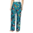 thumbnail image 3 of Sigee Mario Ay Print Women's Soft Pajama Pants - Breathable and Comfortable Lounge Sleep Bottoms with Elastic Waistband and Pockets-Small, 3 of 9