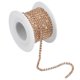 thumbnail image 1 of 5.5 Yardas Cristal Imitación Diamante Cadena 3mm Cosido Cerrar Garra Cadena Adorno para Bricolaje Joyería Ropa Bolsos Zapatos Decoración Plata Inferior Parte Champagne, 1 of 7