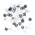 thumbnail image 3 of 100 Piezas Sujetador Correa Clips Mujeres Mariposa Forma De Corazón Moda, 3 of 8