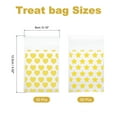 thumbnail image 2 of Uxcell 50Pcs 3"x4" Treat Bags with Lock Seal Zipper Yellow, 2 of 7